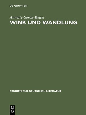 cover image of Wink und Wandlung